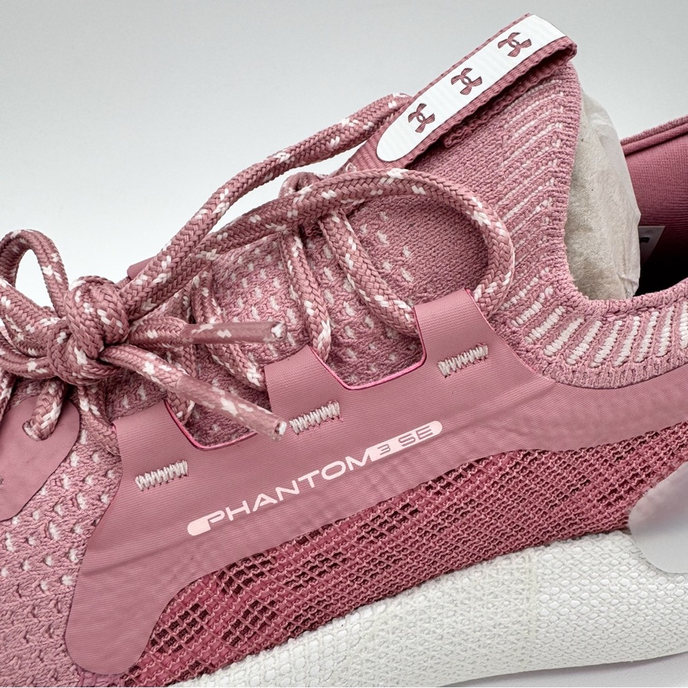 NWT Under Armour HOVR Phantom SE 3 in Pink & White Women’s Size 8.5 - Picture 8 of 16